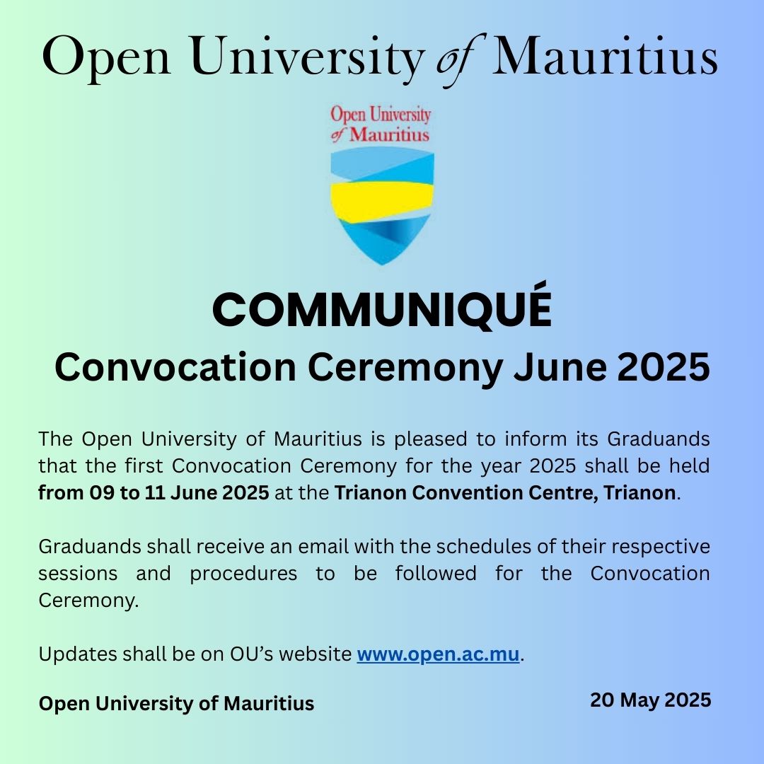 Communiquรฉ Convocation Ceremony 2025