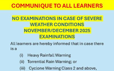 Communique Bad Weather