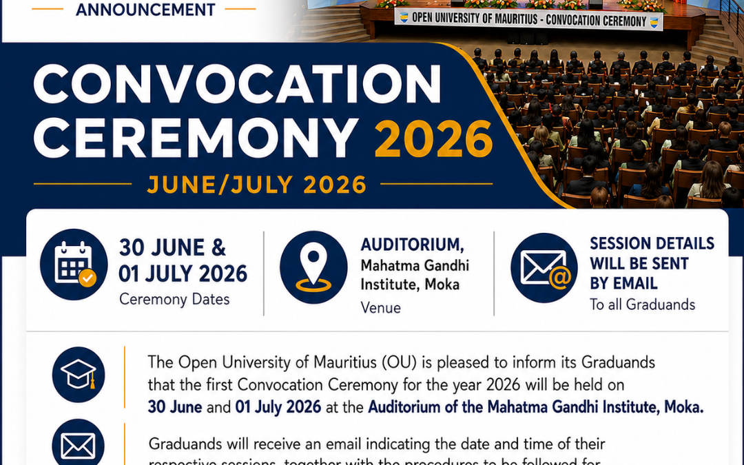 Convocation Ceremony June July 2026