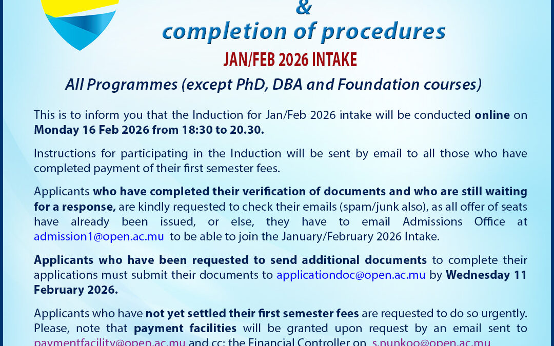 Induction Communique