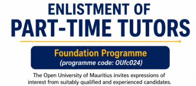 ENLISTMENT OF PART-TIME TUTORS